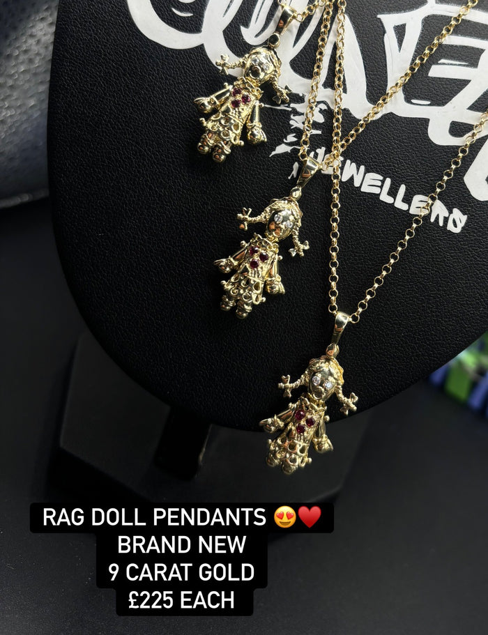 Rag doll pendants