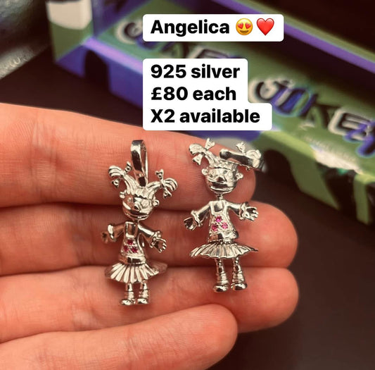 Brand new silver Angelica pendants